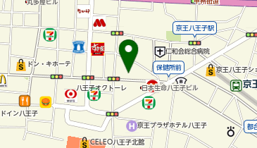 富士森内科八王子リウマチ膠原病クリニックの地図画像
