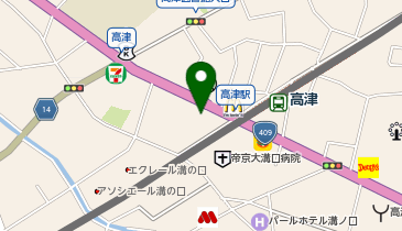 高津駅前なかしま皮ふ科クリニックの地図画像