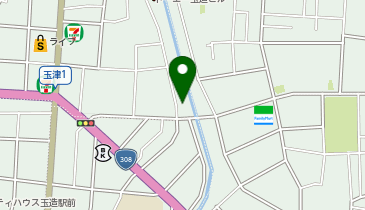 結新会ホームケアクリニック玉造の地図画像