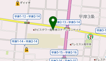 西東皮膚科医院の地図画像