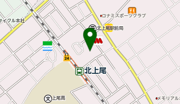 北上尾すこやかクリニックの地図画像