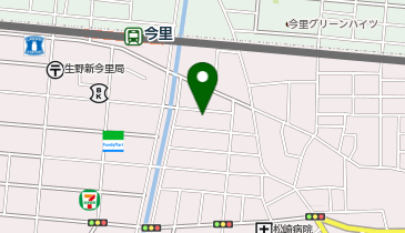 ゆい今里クリニックの地図画像