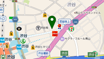 渋谷内科・スキンケアクリニックの地図画像