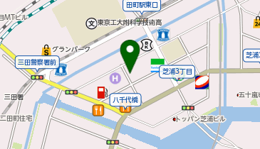 芝浦メディカルの地図画像