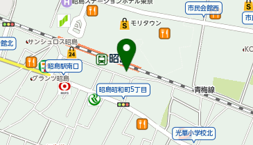 あきしま駅前泌尿器科内科の地図画像