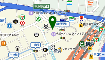 銀座よしえクリニック横浜院の地図画像