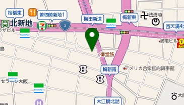 恵聖会クリニック 梅田院の地図画像