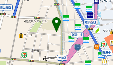 ナンバプラザクリニックの地図画像