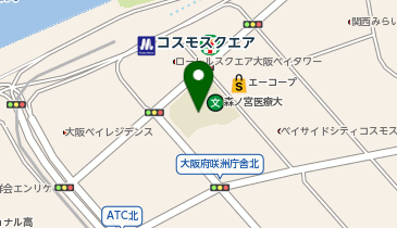森ノ宮医療大学付属大阪ベイクリニックの地図画像
