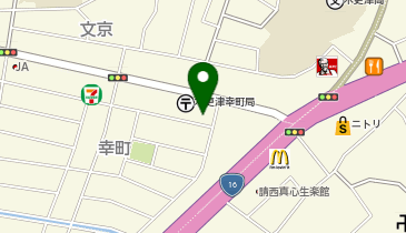 きさらづ循環器内科・外科の地図画像