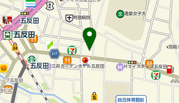 ハピコワクリニック五反田の地図画像