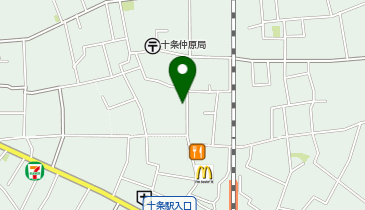 十条さくら皮膚科の地図画像