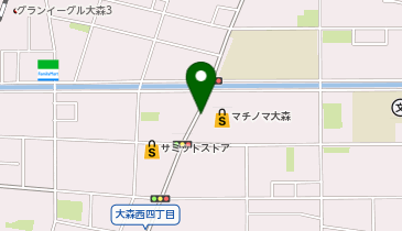 マチノマ耳鼻咽喉科大森の地図画像