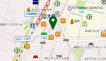 大森整形外科の地図画像