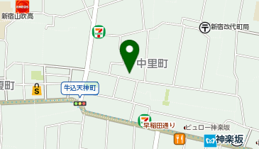 神楽坂泌尿器科クリニックの地図画像