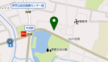 家原寺いけだクリニックの地図画像