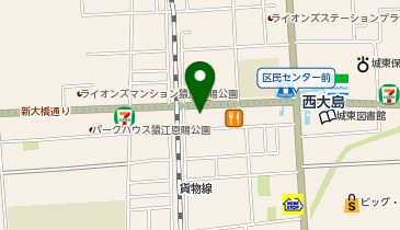 スマイルクリニック西大島の地図画像