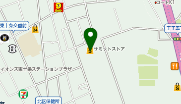 東十条整形外科の地図画像