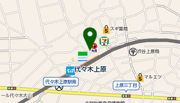 代々木上原駅前内科クリニックの地図画像