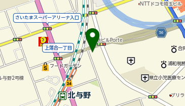 さいたま新都心ジャガークリニックの地図画像