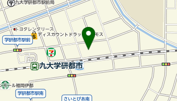九大学研都市整形外科クリニックの地図画像