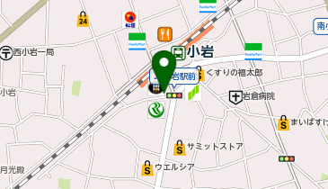 こいわ南口ヒフ科の地図画像