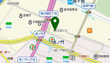 メンタルクリニック虎ノ門駅前の地図画像