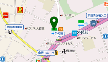 青山アレルギークリニックの地図画像