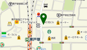 東戸塚内科・呼吸器内科クリニックの地図画像