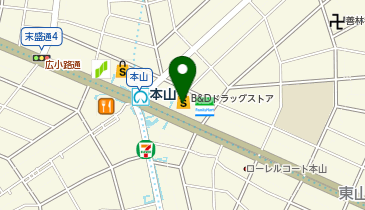 本山メンタルクリニックの地図画像