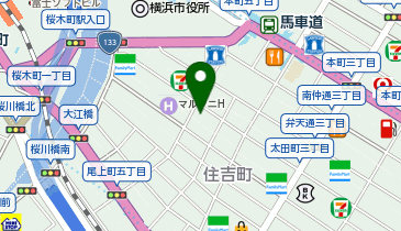 ユイ・レディースクリニック横浜の地図画像
