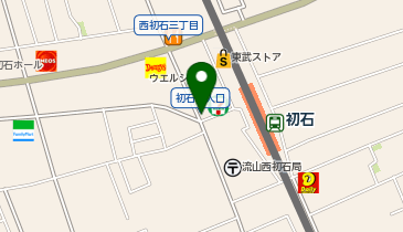 初石内科糖尿病クリニックの地図画像