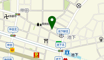 たち消化器内科クリニックの地図画像