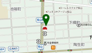 桜山腎泌尿器科クリニックの地図画像