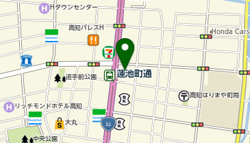 TCB東京中央美容外科 高知院の地図画像