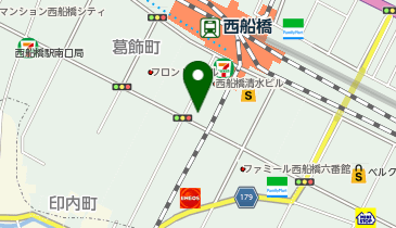 西船橋訪問診療クリニックの地図画像