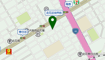 暁明館透析クリニックの地図画像