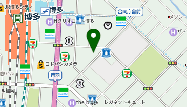 ミラクリニック 福岡博多院の地図画像