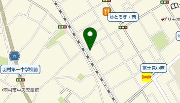 はむら線路沿い皮ふ科の地図画像