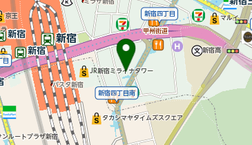 新宿うるおいこころのクリニックの地図画像