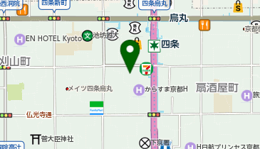 ソウクリニック四条烏丸の地図画像