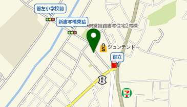 書写西村内科の地図画像