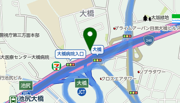 池尻大橋駅内科・循環器内科クリニックの地図画像