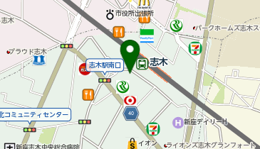 志木整形外科の地図画像