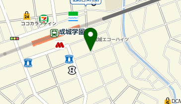 成城外科整形外科の地図画像