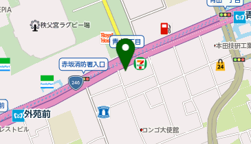 キッズハートクリニック外苑前の地図画像