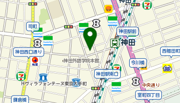 神田西口うちだ内科の地図画像