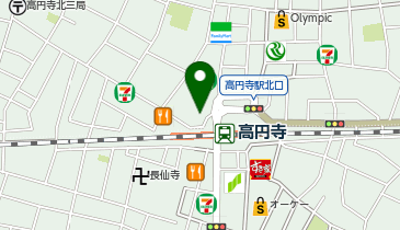 クリニックプラス高円寺の地図画像