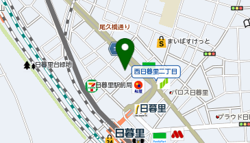 日暮里内科・糖尿病内科クリニックの地図画像