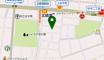 ファミリークリニック綾瀬の地図画像